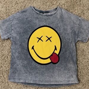 Zara smiley tee Size 7